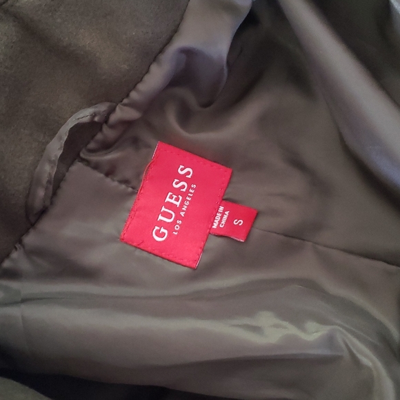 GUESS Green Military Color, Trench Coat Size S - Picture 6 of 8